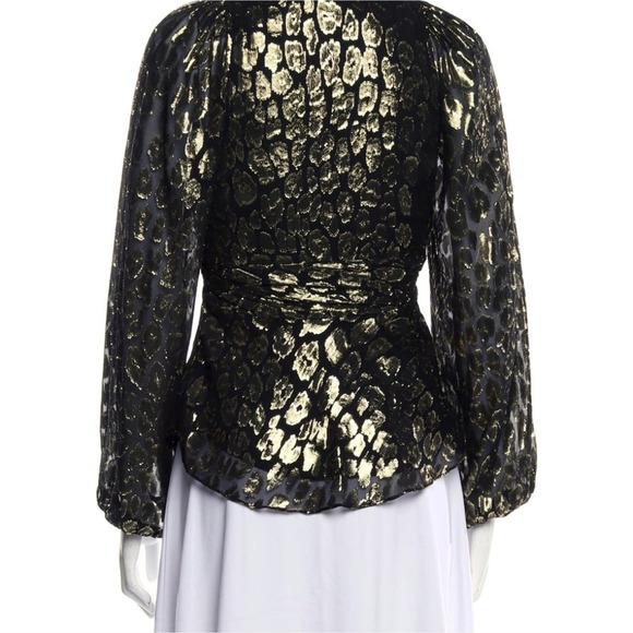 A.L.C. pepulm silk blouse size 2. - Picture 5 of 10